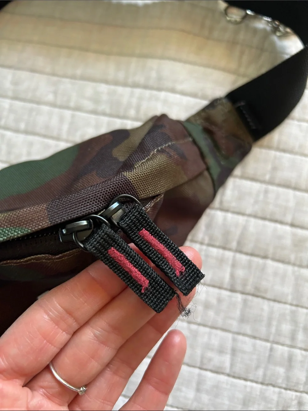 Jordan camo fanny pack, travel, safety streetwear bag unisex